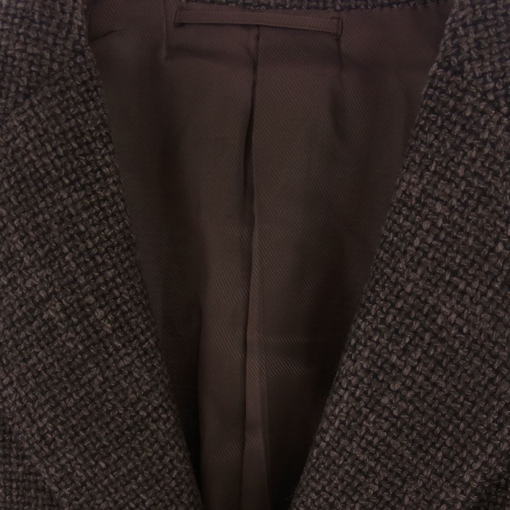 BEAMS ビームス BEAMS F ウール シルク 段返り 3B テーラードジャケット ブラウン系 44/8R【中古】