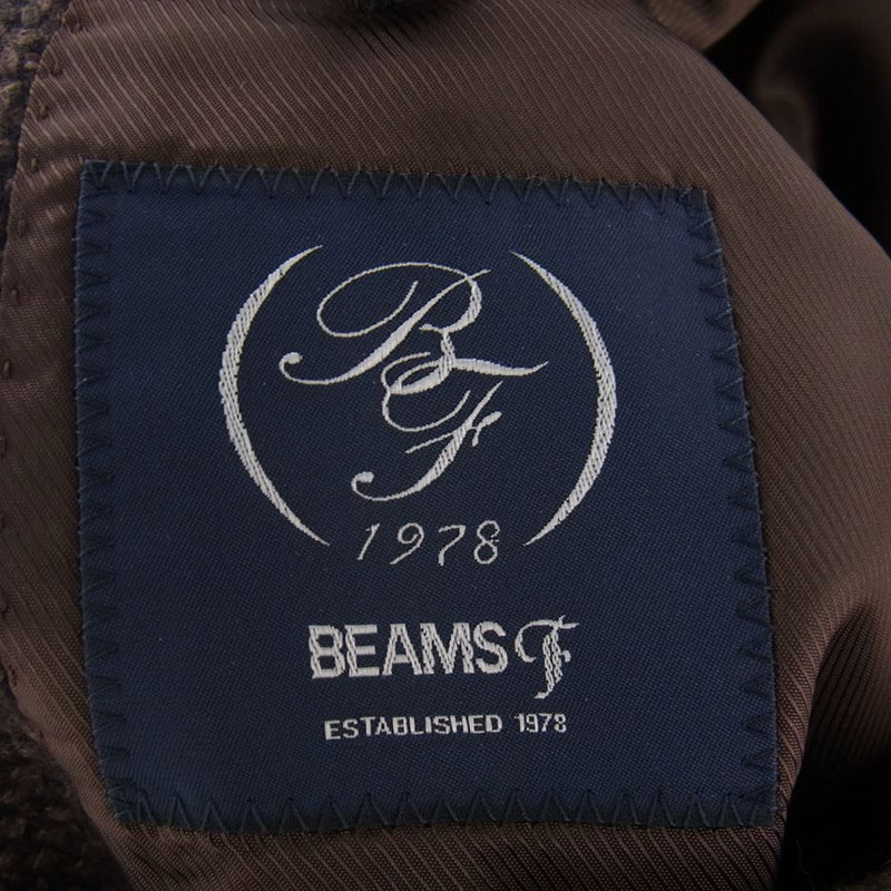 BEAMS ビームス BEAMS F ウール シルク 段返り 3B テーラードジャケット ブラウン系 44/8R【中古】