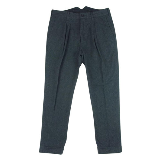 Engineered Garments エンジニアードガーメンツ シンチバック コットン ポリエステル ダブル スラックス パンツ ダークグレー系 30【中古】