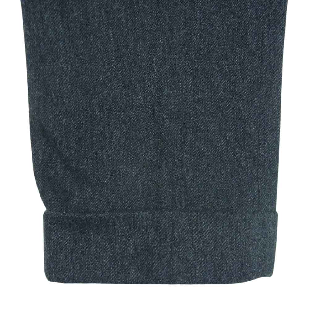 Engineered Garments エンジニアードガーメンツ シンチバック コットン ポリエステル ダブル スラックス パンツ ダークグレー系 30【中古】