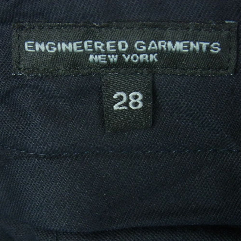 Engineered Garments エンジニアードガーメンツ サイドアジャスター ウール スラックス パンツ ダークネイビー系 28【中古】