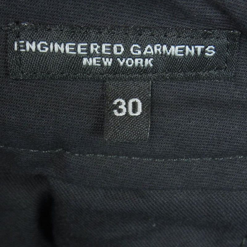 Engineered Garments エンジニアードガーメンツ シンチバック ウール ダブル スラックス パンツ チャコールグレー系 30【中古】