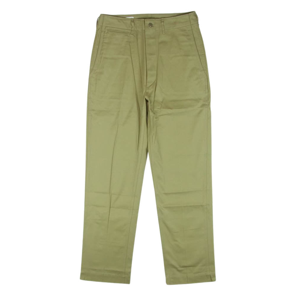 ANATOMICA アナトミカ 530-000-04 S20 コットン テーパード チノ パンツ コットン 日本製 ベージュ系 31【美品】【中古】