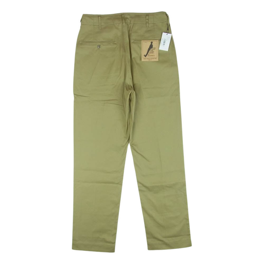 ANATOMICA アナトミカ 530-000-04 S20 コットン テーパード チノ パンツ コットン 日本製 ベージュ系 31【美品】【中古】