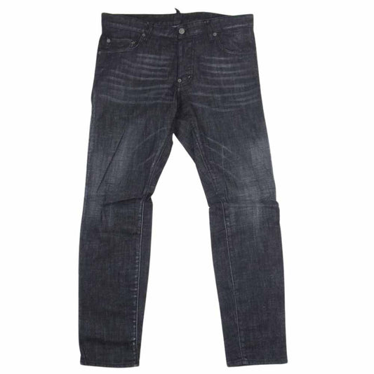 DSQUARED2 ディースクエアード 18SS S74LB0340 CITY BIKER シティ バイカー ジーンズ デニム ブラック系 48【中古】