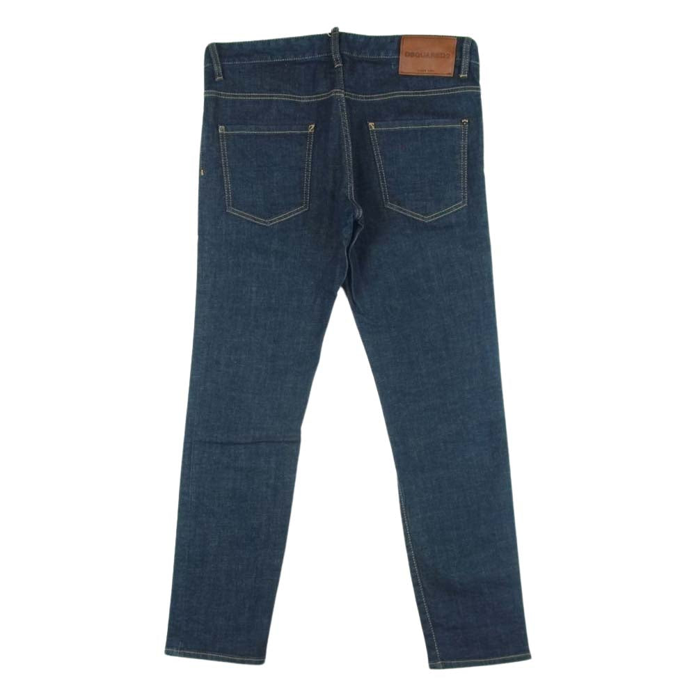 DSQUARED2 ディースクエアード S74LB0563 SKATER JEAN スケーター ジーンズ デニム パンツ インディゴブルー系 50【中古】