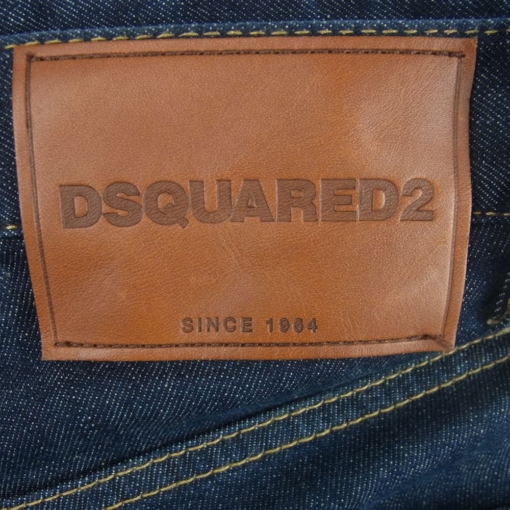 DSQUARED2 ディースクエアード S74LB0563 SKATER JEAN スケーター ジーンズ デニム パンツ インディゴブルー系 50【中古】