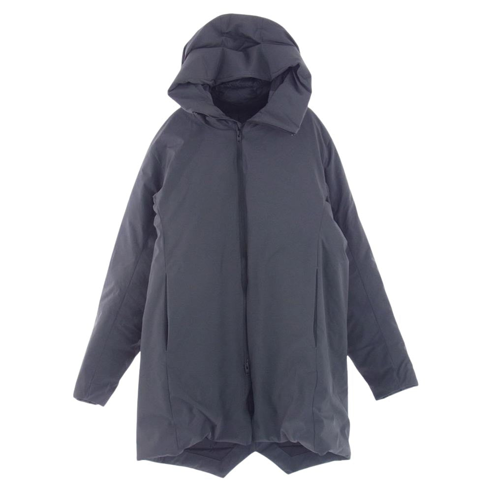 ATTACHMENT アタッチメント AC12-223 3LAYER LIGHT TAFFETA HOODED DOWN COAT 透湿防水 3レイヤー タフタ フーデッド ダウン コート ジャケット グレー系 2【中古】
