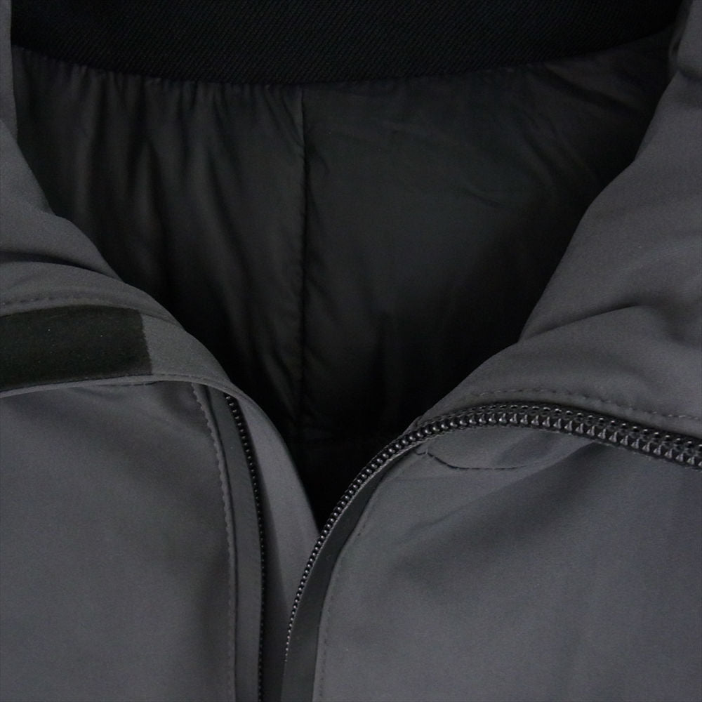 ATTACHMENT アタッチメント AC12-223 3LAYER LIGHT TAFFETA HOODED DOWN COAT 透湿防水 3レイヤー タフタ フーデッド ダウン コート ジャケット グレー系 2【中古】