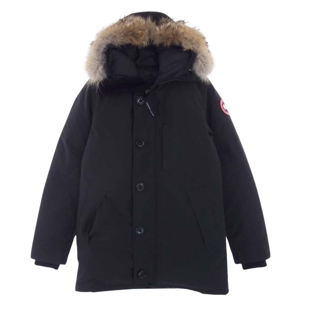 CANADA GOOSE カナダグース 3438JM  サザビータグ JASPER PARKA ジャスパー パーカ ダウン ジャケット ブラック系 M【中古】
