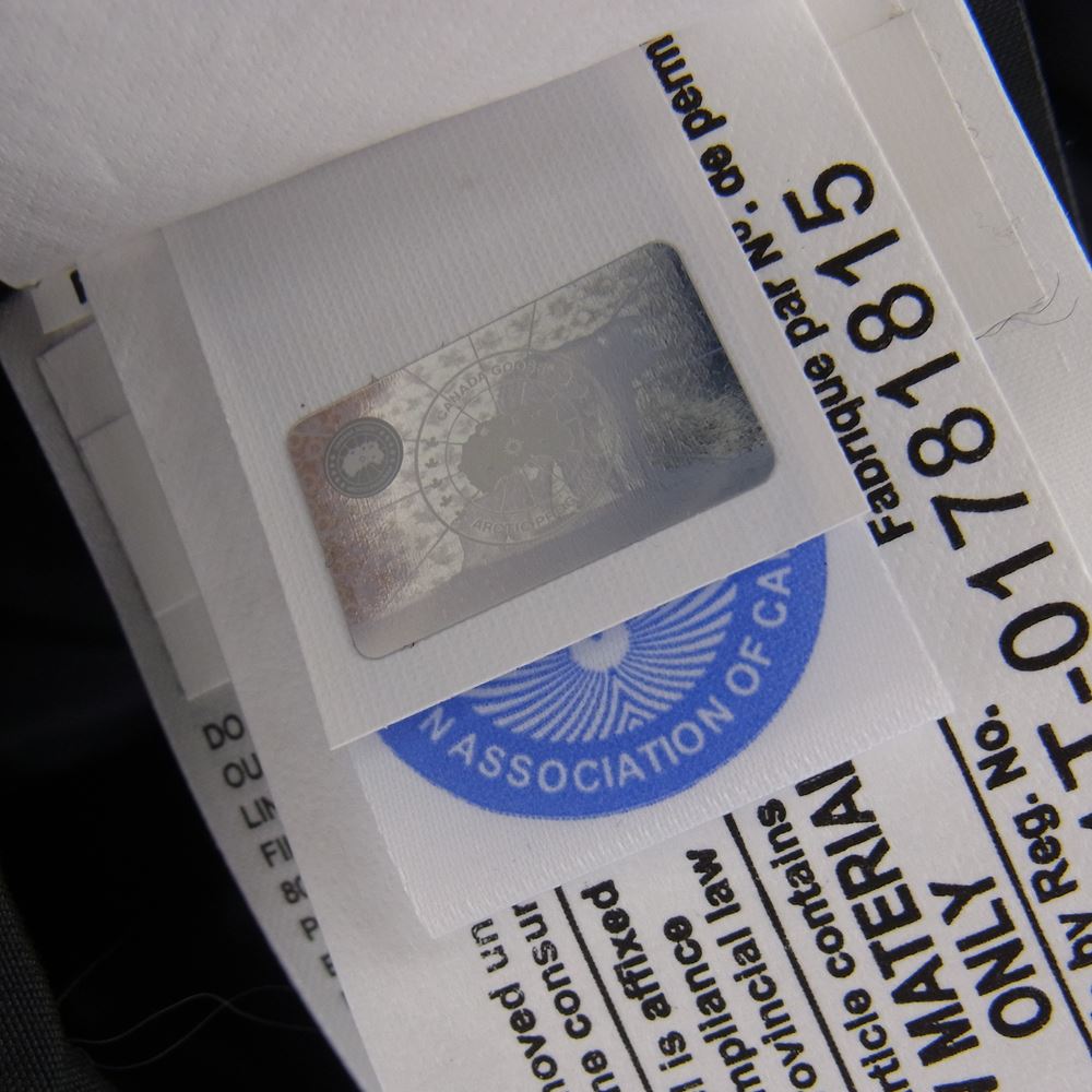 CANADA GOOSE カナダグース 3438JM  サザビータグ JASPER PARKA ジャスパー パーカ ダウン ジャケット ブラック系 M【中古】