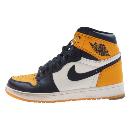 NIKE ナイキ 555088-711 Air Jordan 1 Retro High OG Taxi AJ1 エアジョーダン レトロ ハイ タクシー イエロー系 27.5cm【中古】
