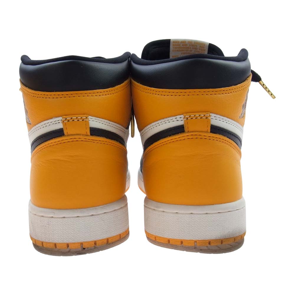 NIKE ナイキ 555088-711 Air Jordan 1 Retro High OG Taxi AJ1 エアジョーダン レトロ ハイ タクシー イエロー系 27.5cm【中古】