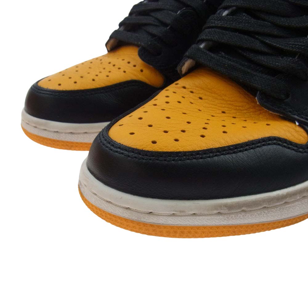 NIKE ナイキ 555088-711 Air Jordan 1 Retro High OG Taxi AJ1 エアジョーダン レトロ ハイ タクシー イエロー系 27.5cm【中古】