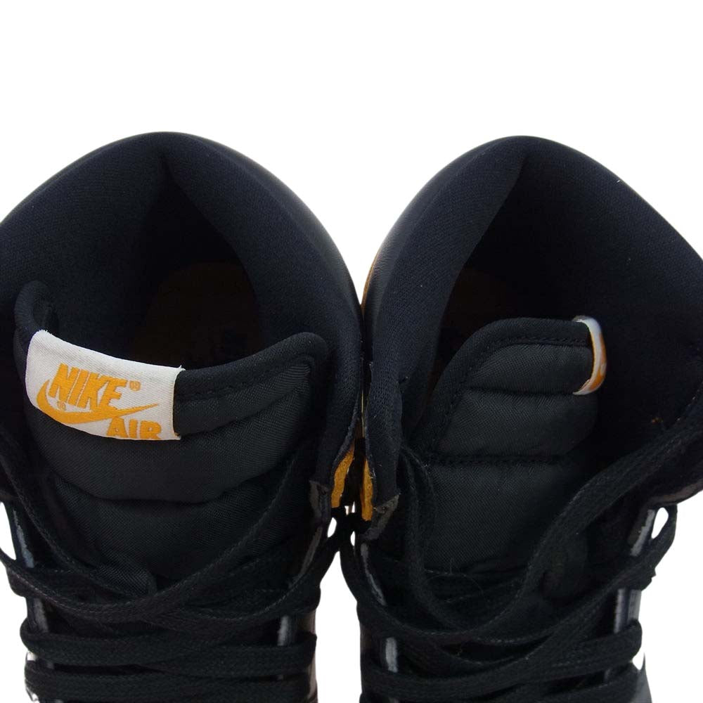 NIKE ナイキ 555088-711 Air Jordan 1 Retro High OG Taxi AJ1 エアジョーダン レトロ ハイ タクシー イエロー系 27.5cm【中古】