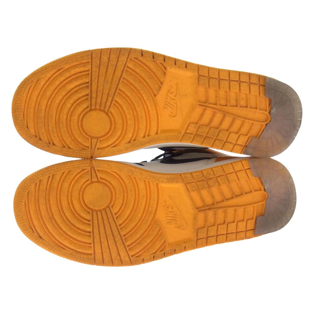 NIKE ナイキ 555088-711 Air Jordan 1 Retro High OG Taxi AJ1 エアジョーダン レトロ ハイ タクシー イエロー系 27.5cm【中古】