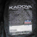 KADOYA カドヤ コットン ジップアップ ジャケット 内キルティング ブラック系 XL【中古】
