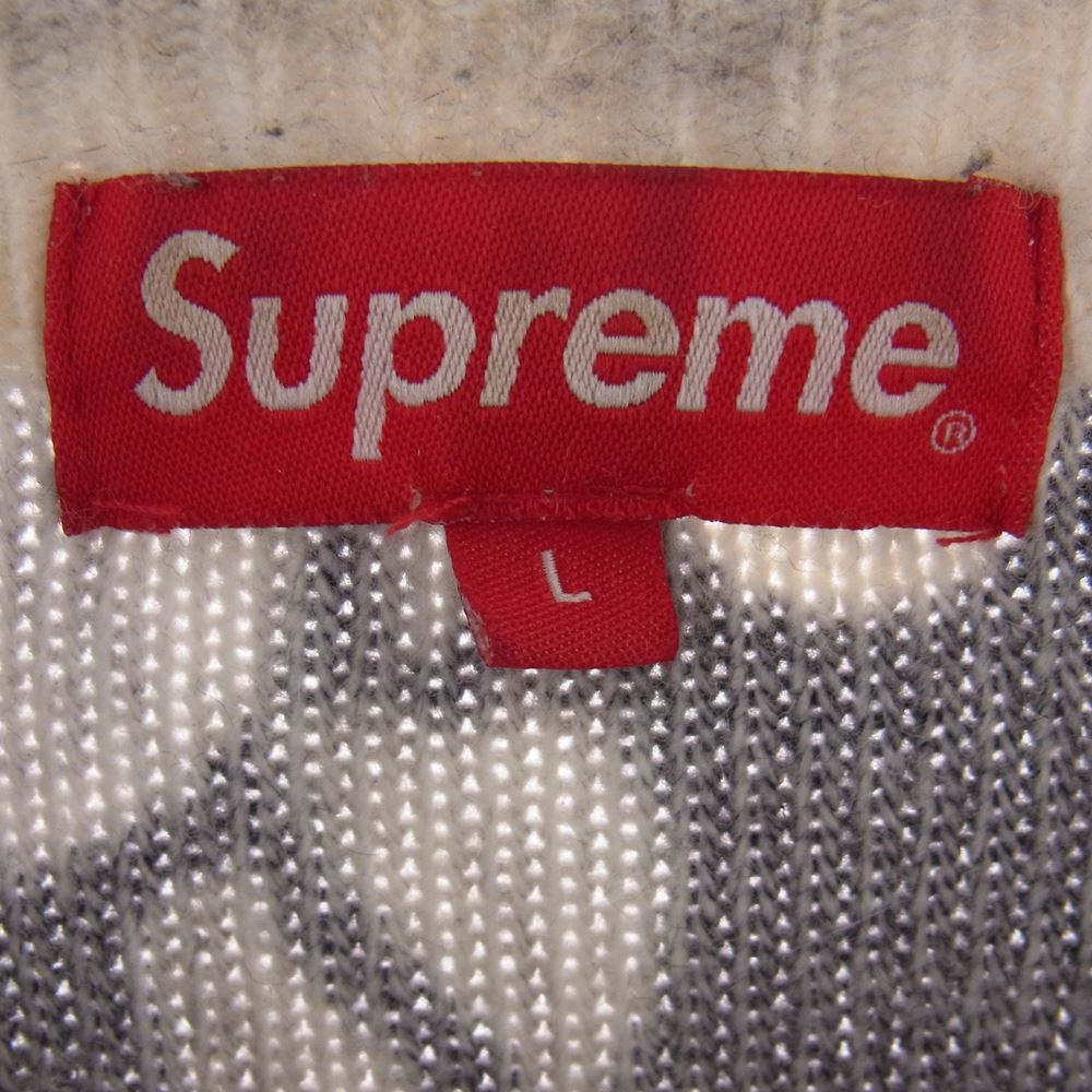 Supreme シュプリーム 19SS Printed Floral Angora Sweater プリンテッド フローラル アンゴラ セーター グレー系 L【中古】