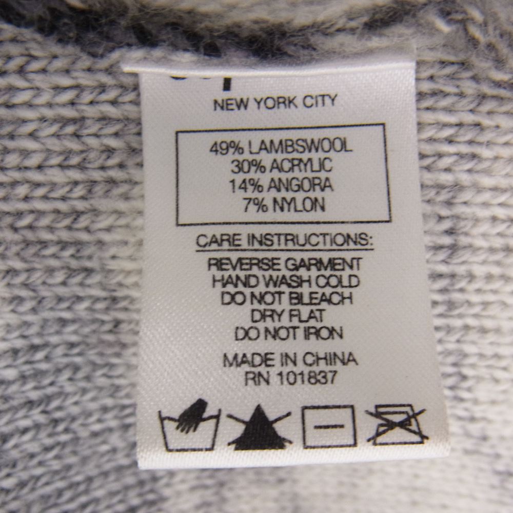 Supreme シュプリーム 19SS Printed Floral Angora Sweater プリンテッド フローラル アンゴラ セーター グレー系 L【中古】