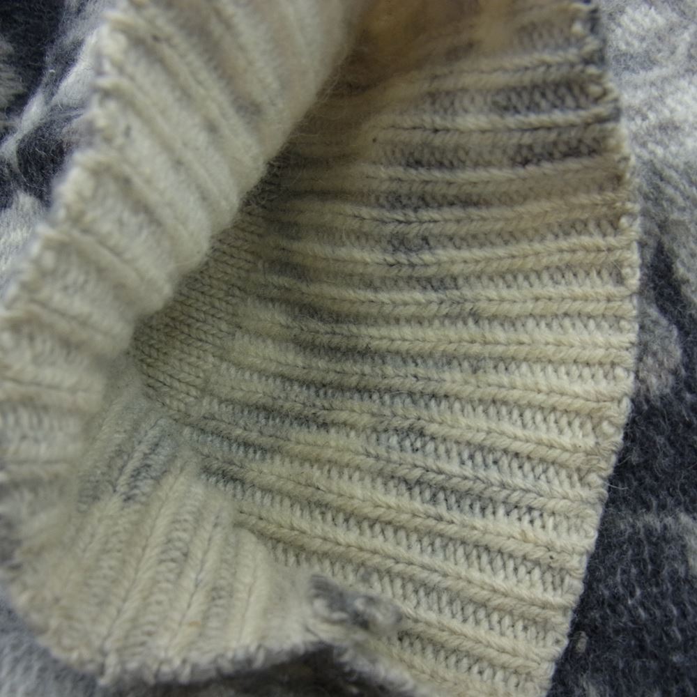 Supreme シュプリーム 19SS Printed Floral Angora Sweater プリンテッド フローラル アンゴラ セーター グレー系 L【中古】