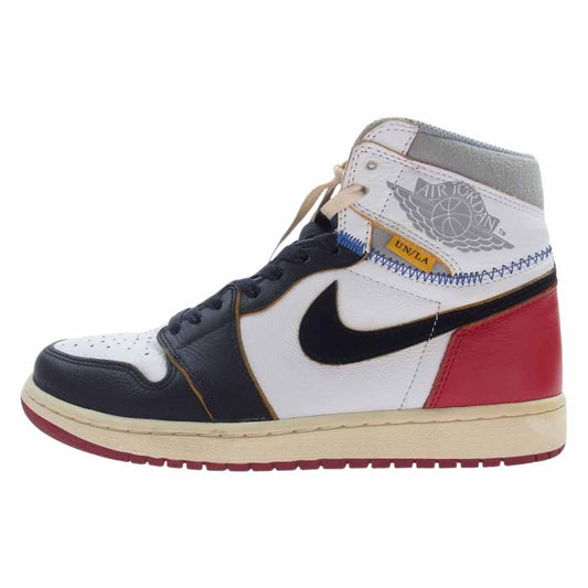 NIKE AIR JORDAN ナイキ ジョーダン BV1300-106 UNION AIR JORDAN 1 RETRO HI NRG ユニオン エアジョーダン1 レトロ ハイカットスニーカー マルチカラー系 27cm【中古】