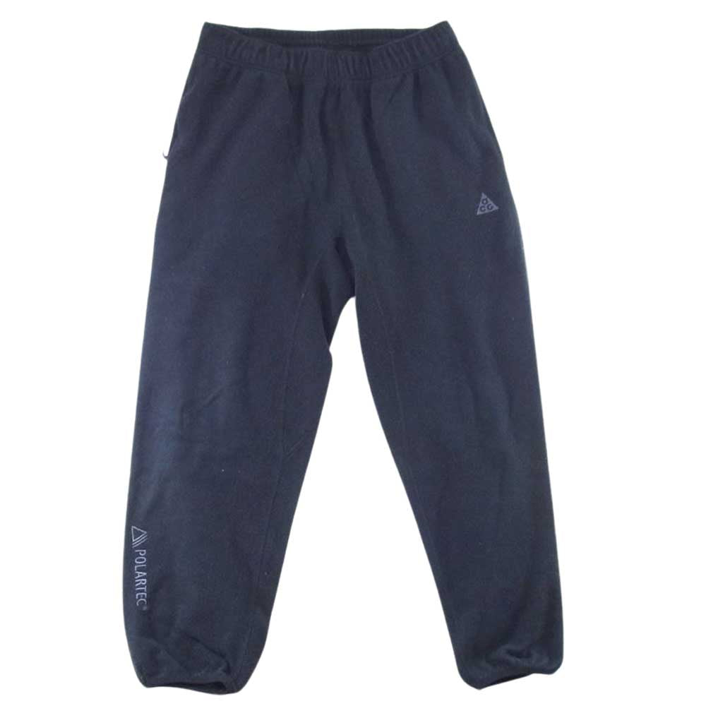 NIKE ナイキ CV0659-010 ACG Polartec Casual Loose Running Pants Wolf Tree フリース パンツ ブラック系 L【中古】