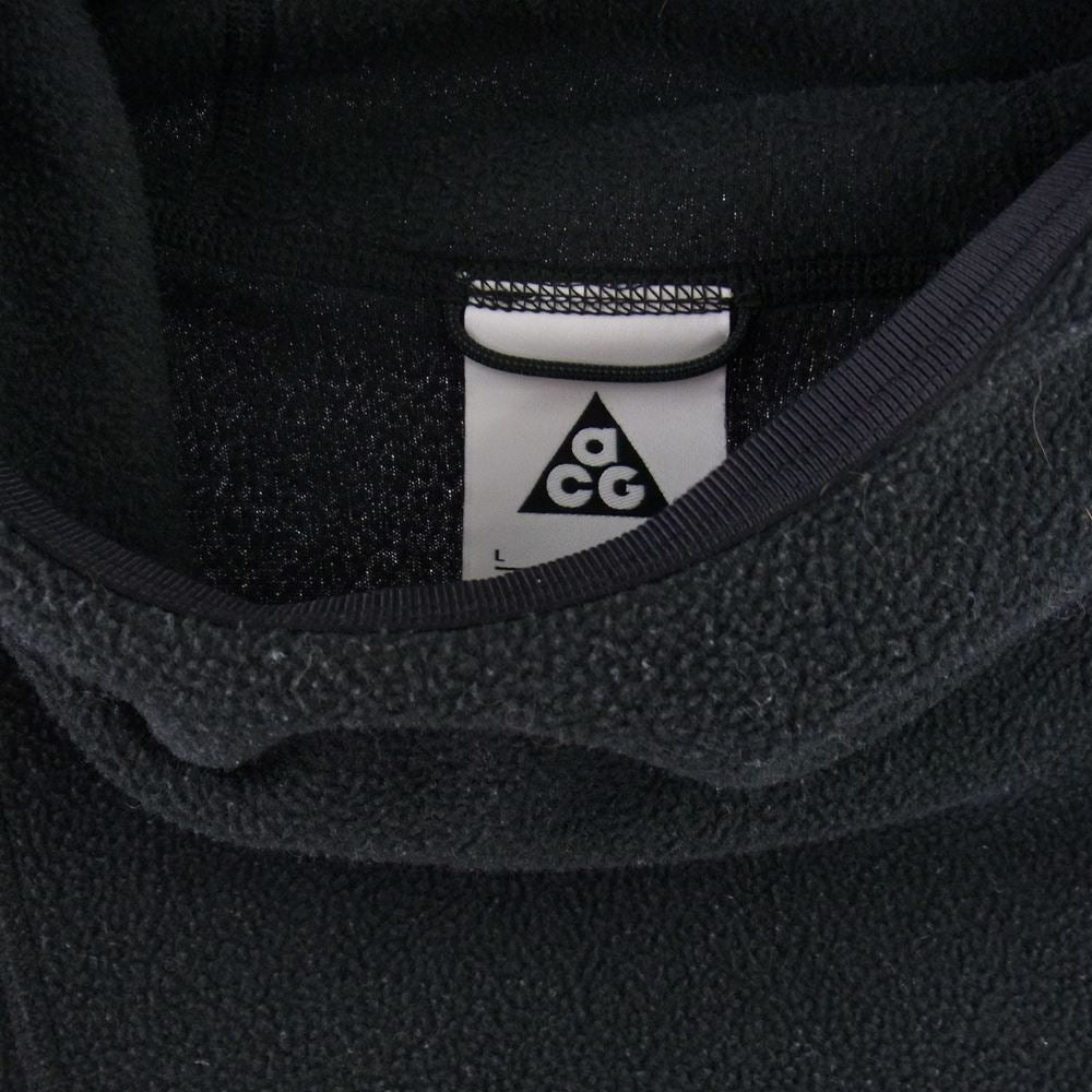 NIKE ナイキ CV0643-010 ACG Polartec Wolf Tree フリース プルオーバー パーカー ブラック系 L【中古】