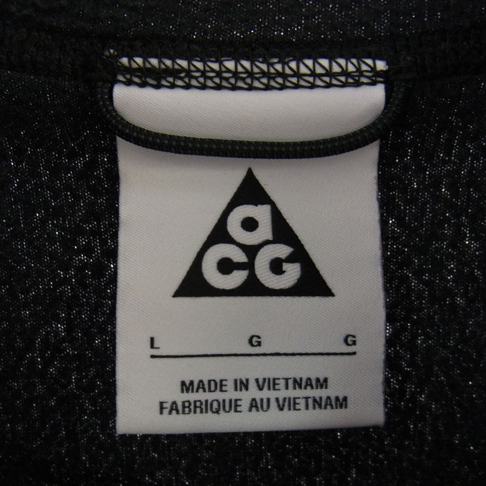NIKE ナイキ CV0643-010 ACG Polartec Wolf Tree フリース プルオーバー パーカー ブラック系 L【中古】