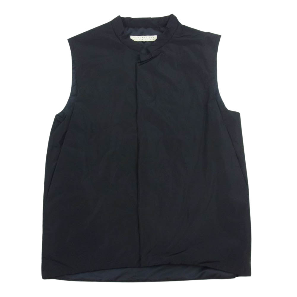 スタイルクラフト ワードローブ WADDED VEST スタンドカラー ベスト ブラック系 11【中古】