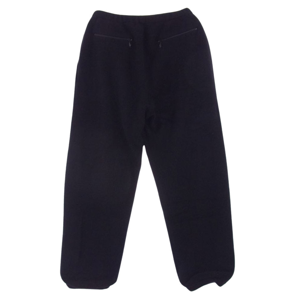 COMOLI コモリ 22AW W03-05020 ウールフリース トラックパンツ ブラック系 2【中古】