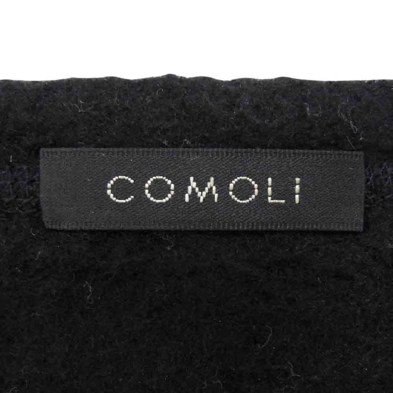 COMOLI コモリ 22AW W03-05013 シルクフリース 長袖クルー ニット