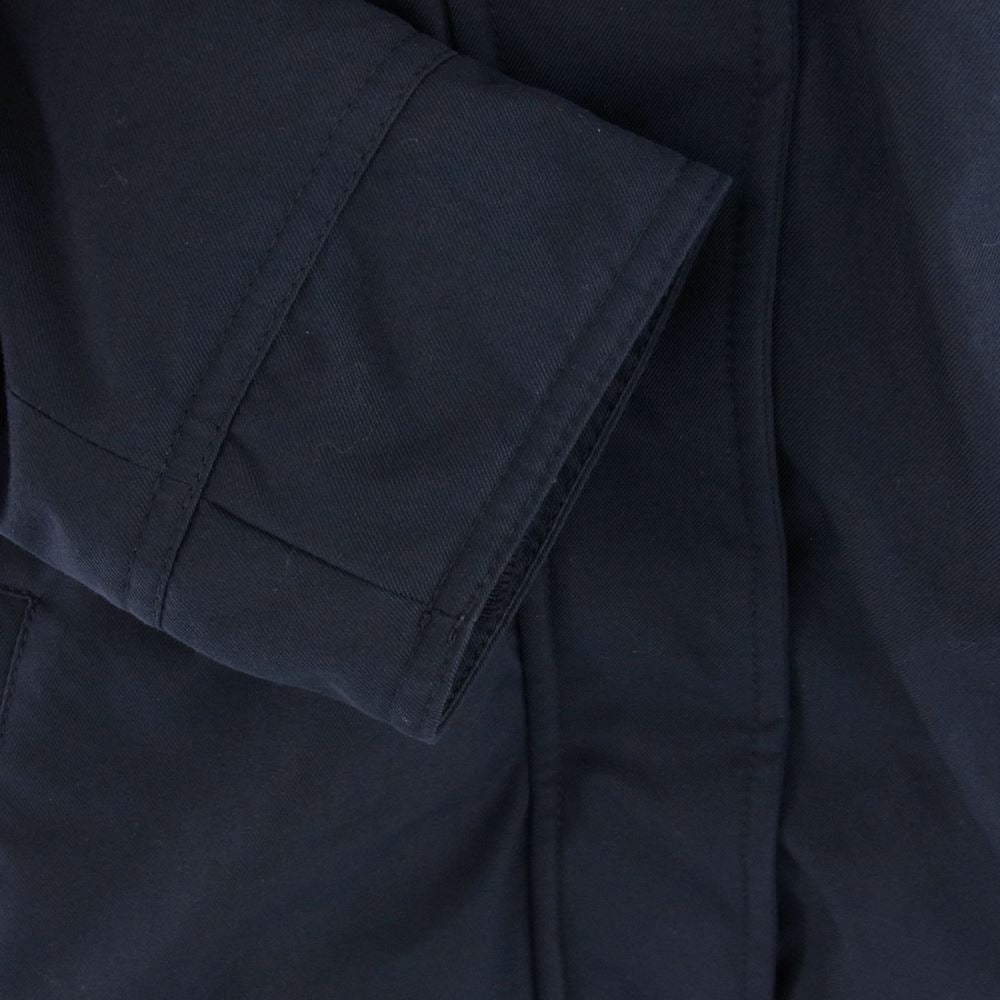 Pyrenex ピレネックス HWK041 BORDEAUX ボルドー ファー付き ダウン ジャケット ネイビー系 JP:38【中古】