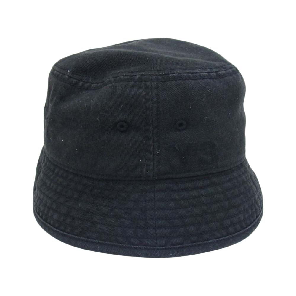 Y-3 Yohji Yamamoto ワイスリー ヨウジヤマモト FQ6994 BUCKET HUT  ロゴ刺繍 バケット ハット 帽子 ブラック系【中古】