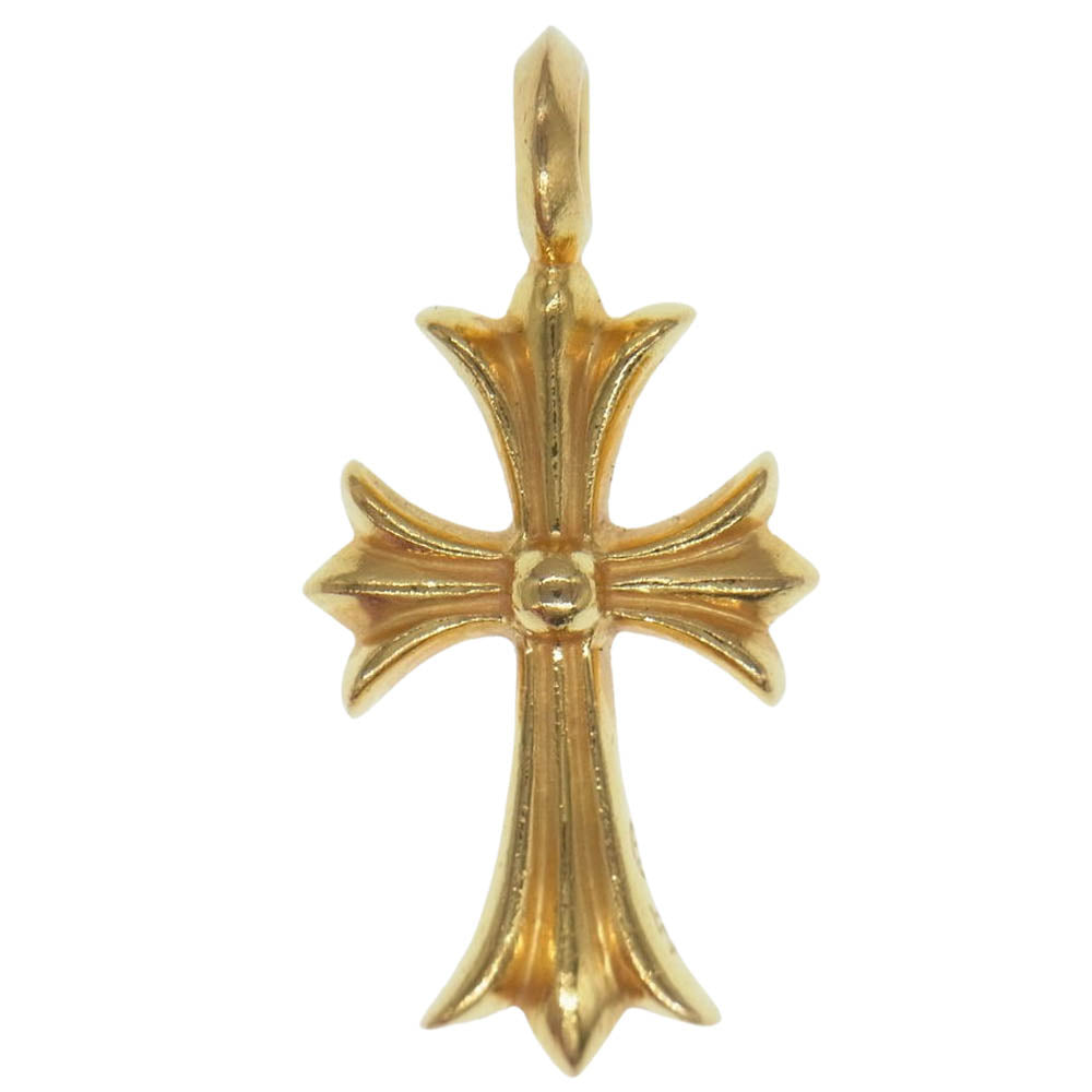 CHROME HEARTS クロムハーツ（原本無） 22K TNY CRSF P/DMND タイニーファットクロス パヴェダイヤ ゴールド ペンダントトップ ゴールド系【中古】