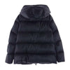MONCLER モンクレール SERIN GIUBBOTTO セリン スモールロゴ フーディ ダウン ジャケット ブラック系 00【美品】【中古】