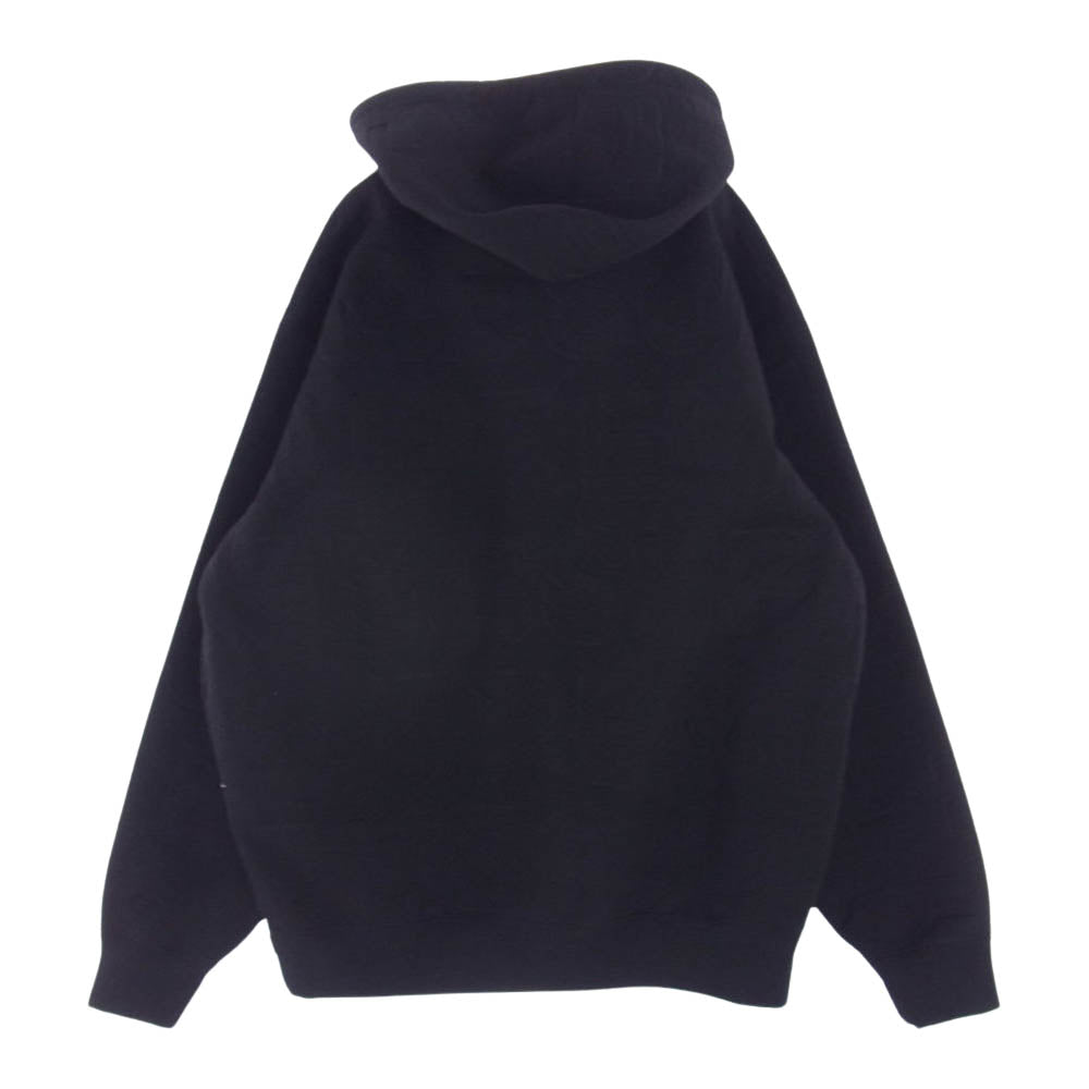Supreme シュプリーム 21SS Embossed Logos Hooded Sweatshirt エンボスロゴ スウェット パーカー ブラック系 M【中古】
