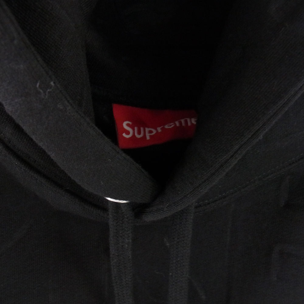 Supreme シュプリーム 21SS Embossed Logos Hooded Sweatshirt エンボスロゴ スウェット パーカー ブラック系 M【中古】