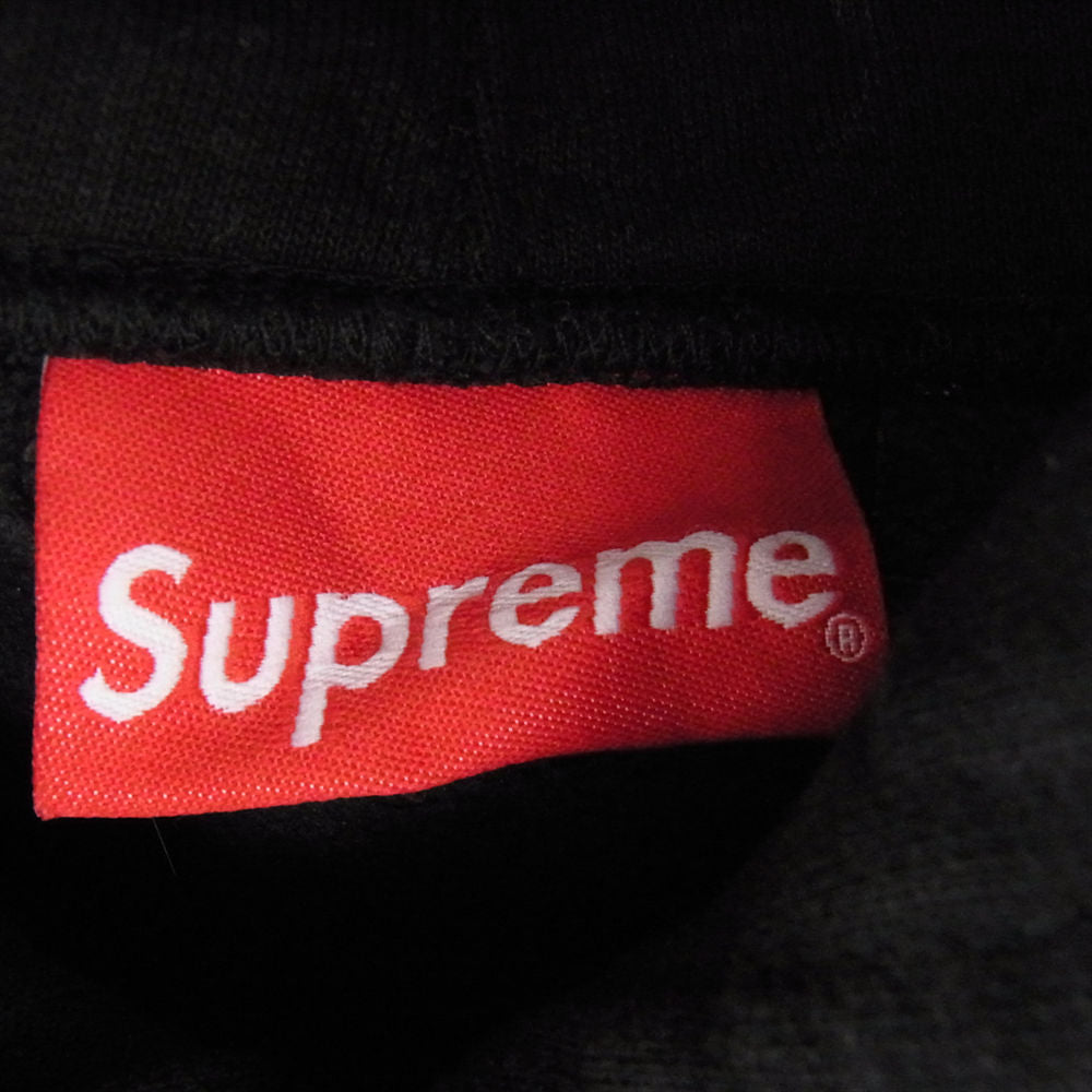 Supreme シュプリーム 21SS Embossed Logos Hooded Sweatshirt エンボスロゴ スウェット パーカー ブラック系 M【中古】