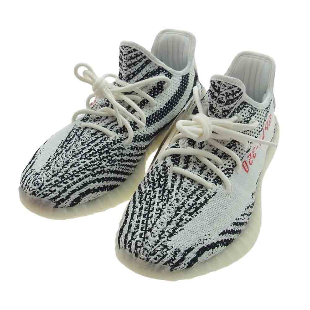 adidas アディダス CP9654  YEEZY Boost 350 V2 Zebra イージーブースト スニーカー ホワイト系 ブラック系 27cm【新古品】【未使用】【中古】