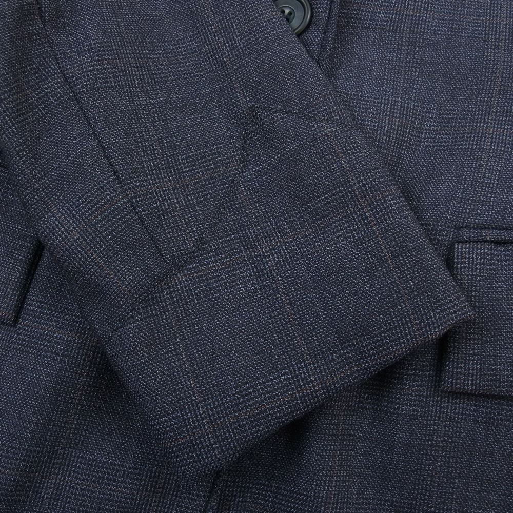 ヴァンデヴォースト ヴァージンウール ピークトラペル テーラードジャケット ネイビー系 34【中古】