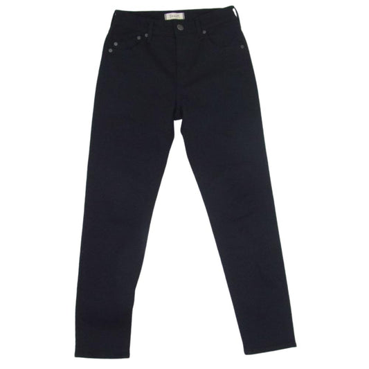 YANUK ヤヌーク 57121064 RUTH スリムテーパード デニム パンツ ブラック系 23【美品】【中古】