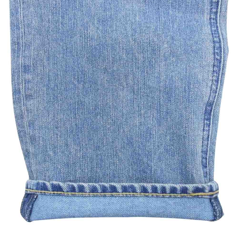 YANUK ヤヌーク 57111231  LEA Trick Denim ボーイズ ストレート デニム パンツ インディゴブルー系 23【中古】