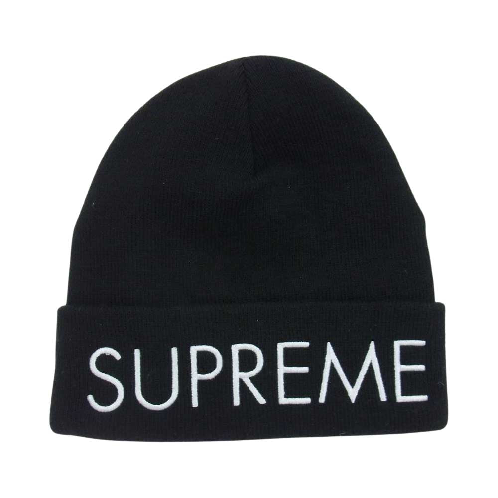 Supreme シュプリーム 22AW Capital Beanie キャピタル ビーニー キャップ ブラック系【極上美品】【中古】