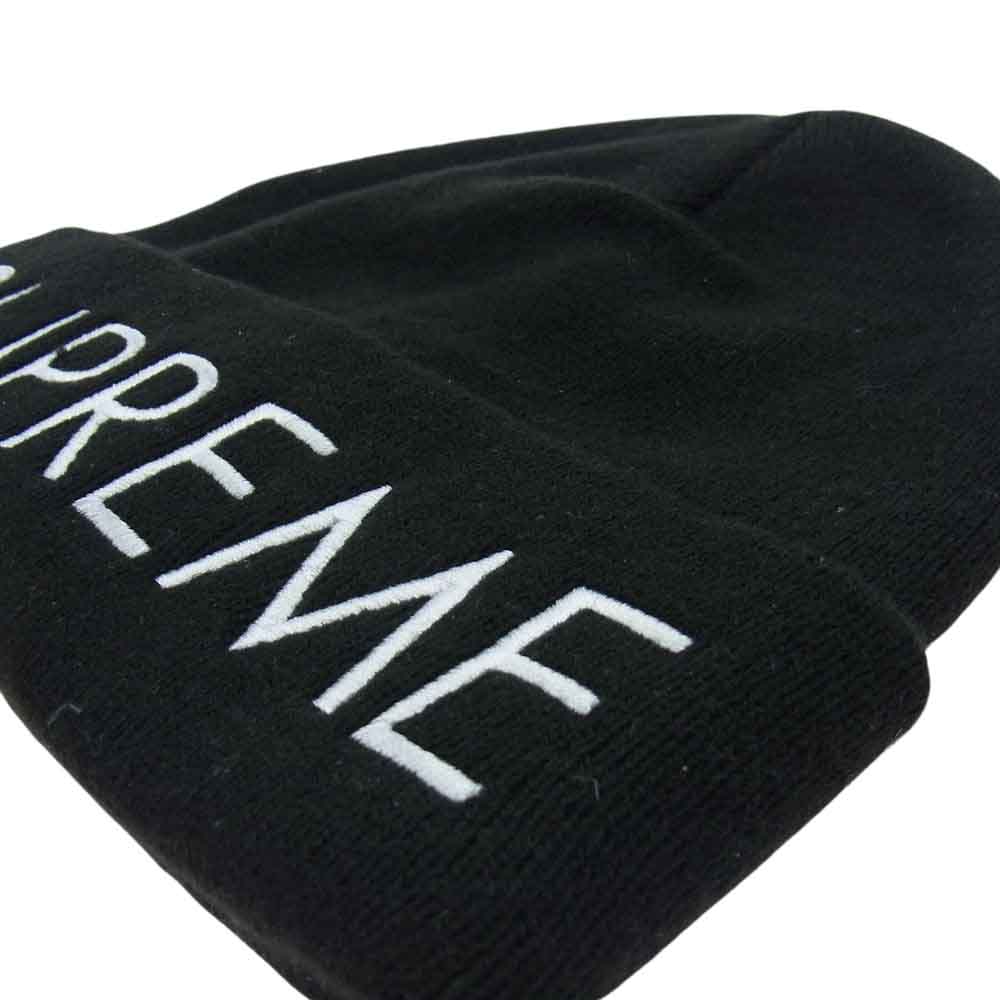 Supreme シュプリーム 22AW Capital Beanie キャピタル ビーニー キャップ ブラック系【極上美品】【中古】