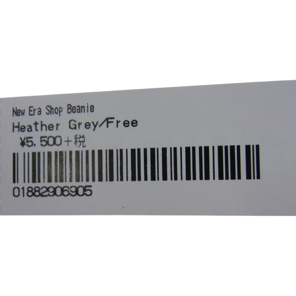 Supreme シュプリーム 20AW New Era Shop Beanie ニューエラ ショップ ニット キャップ グレー系【極上美品】【中古】