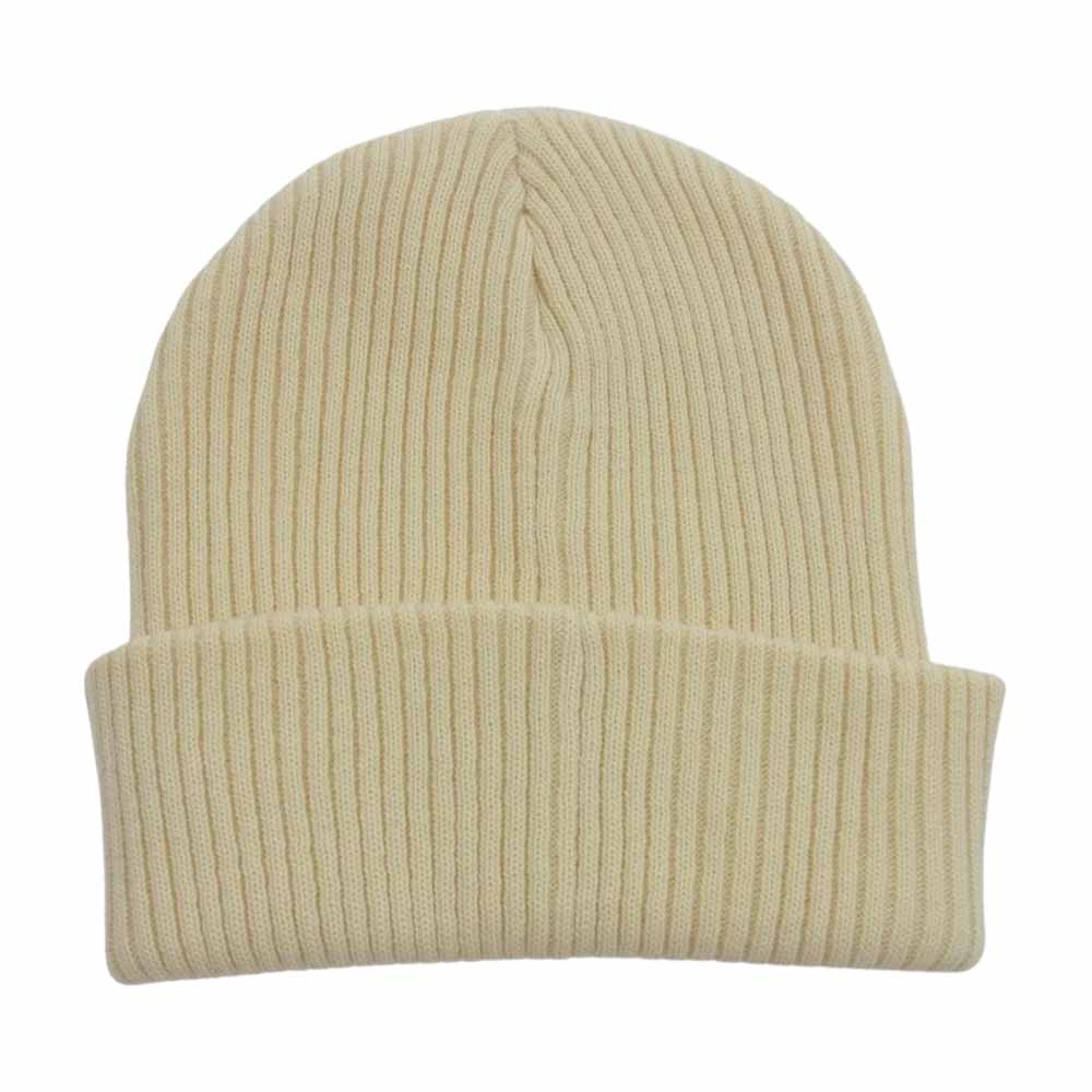 Supreme シュプリーム 20AW Wide Rib Beanie ワイド リブ ビーニー ニット キャップ クリーム系【極上美品】【中古】