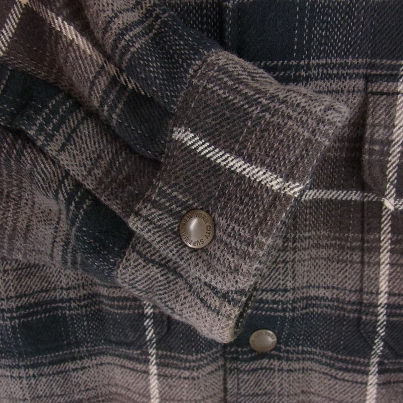Supreme シュプリーム 22AW Shearling Lined Flannel Shirt シアリング ...