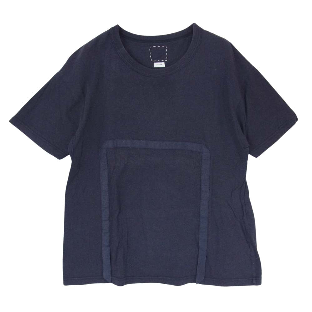 VISVIM ビズビム 18AW 0118205010029 5-NATION JUMBO TEE S/S ネーション ジャンボ 半袖 Tシャツ ネイビー系 2【中古】