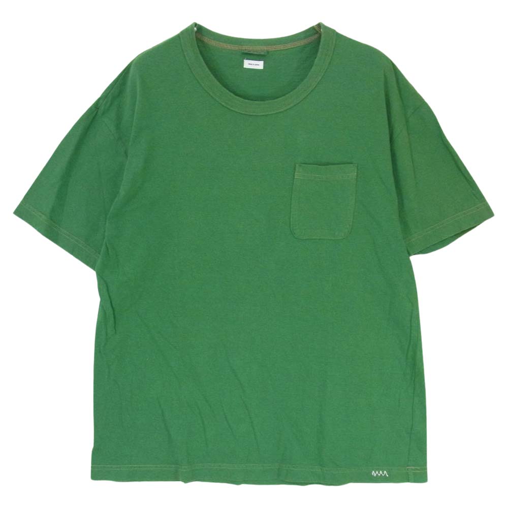 VISVIM ビズビム 20AW 0120205009005 SUBLIG JUMBO 3-PACK S/S MULTI サブリグ ジャンボ パック 半袖 Tシャツ グリーン系 1【中古】