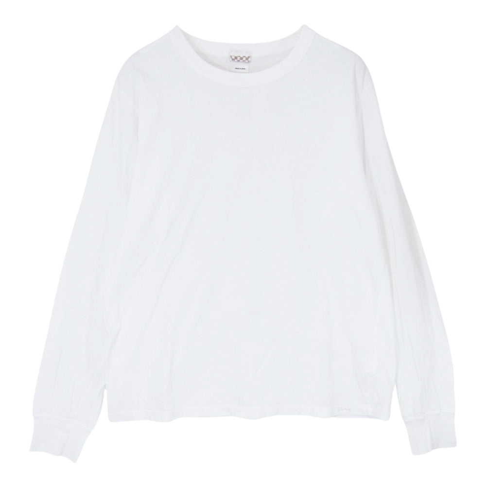 VISVIM ビズビム 19SS 0119105009006 SUBLIG CREW 3-PACK L/S  CA WIDE サブリグ クルーネック パック 長袖 ワイド Tシャツ ホワイト系 2【中古】